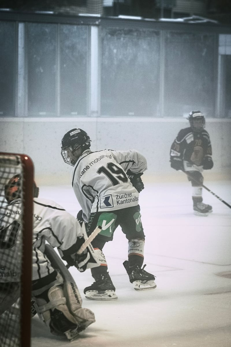 Eishockey vor dem Tor