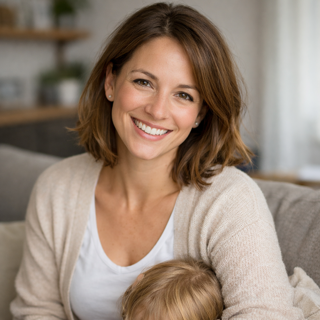 Mutter with Abstract Art Pattern-1