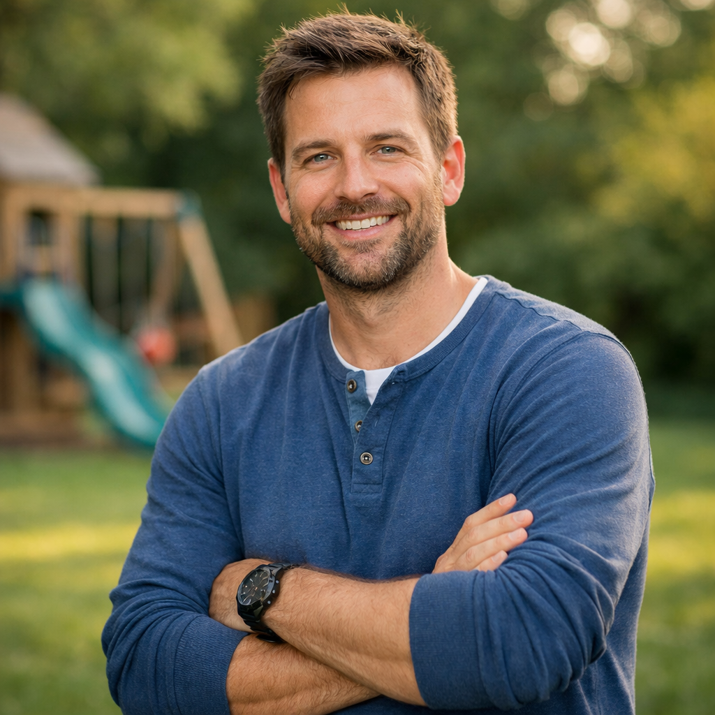 Vater in Vintage Streetwear at Urban Scene